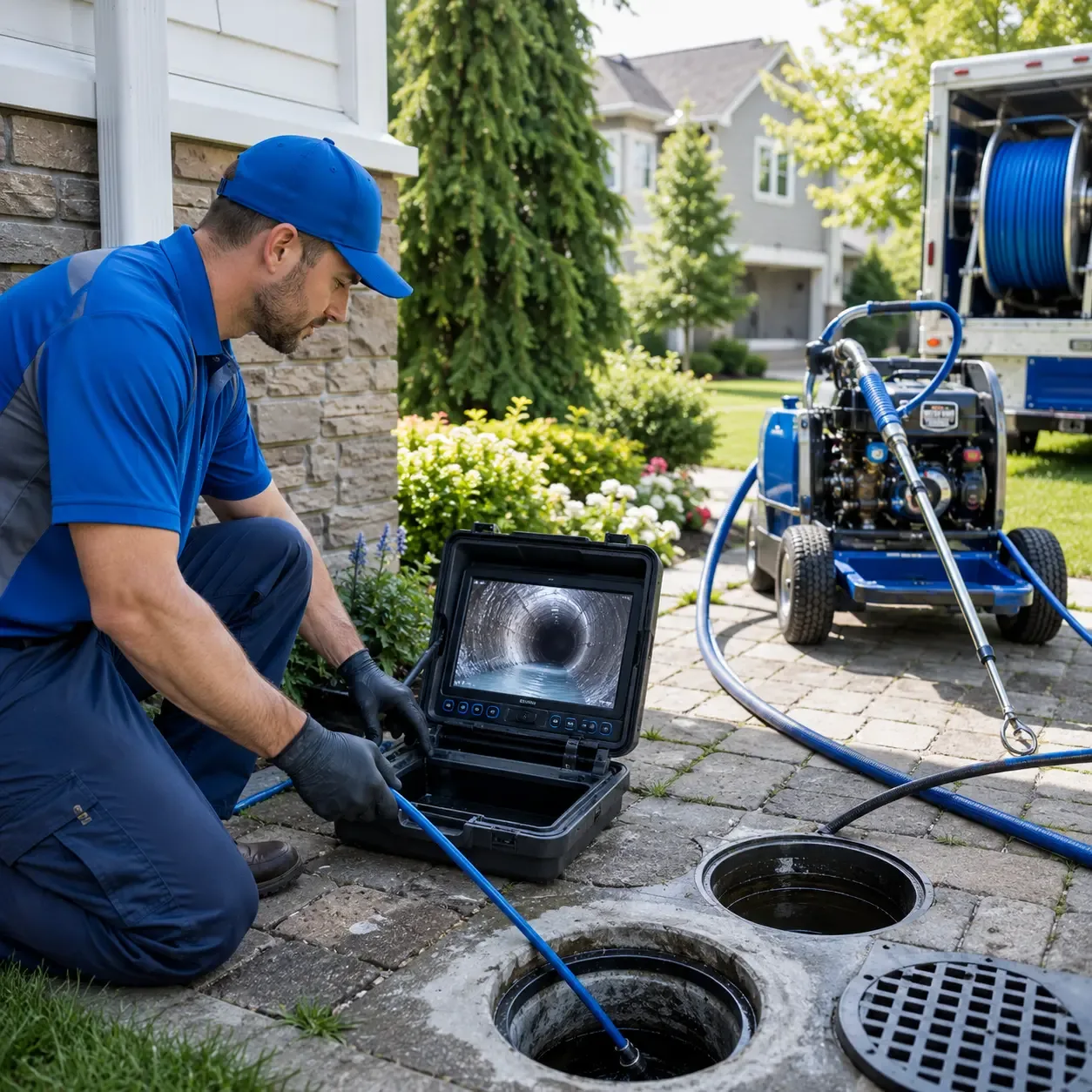 Outdoor drain cleaning professionals serving Cosby, TN